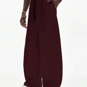 Drawstring Straight Leg Sweatpants